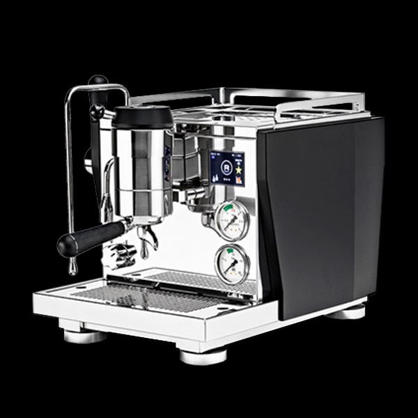 Rocket R Nine One Dualboiler Edelstahl Back Black Rocket R Nine One Dualboiler Schwarz