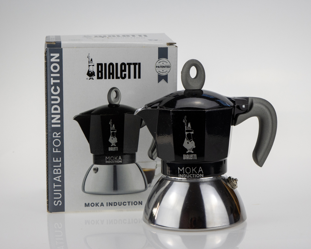 Moka-Induktion-2-Tassen_schwarz_Box Espressokocher New Moka Induction 2 Tassen