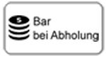 Bar bei Abholung