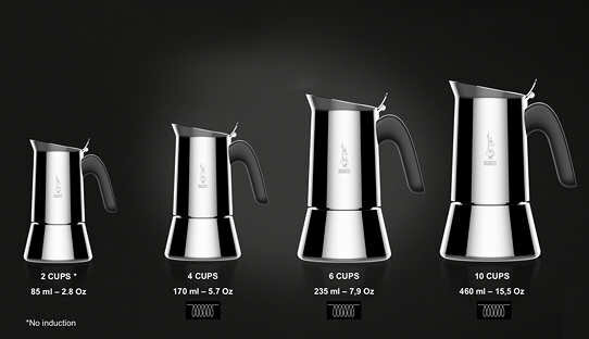 Espressokocher Venus 4 Tassen